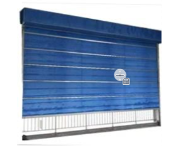 无机布防火卷帘门